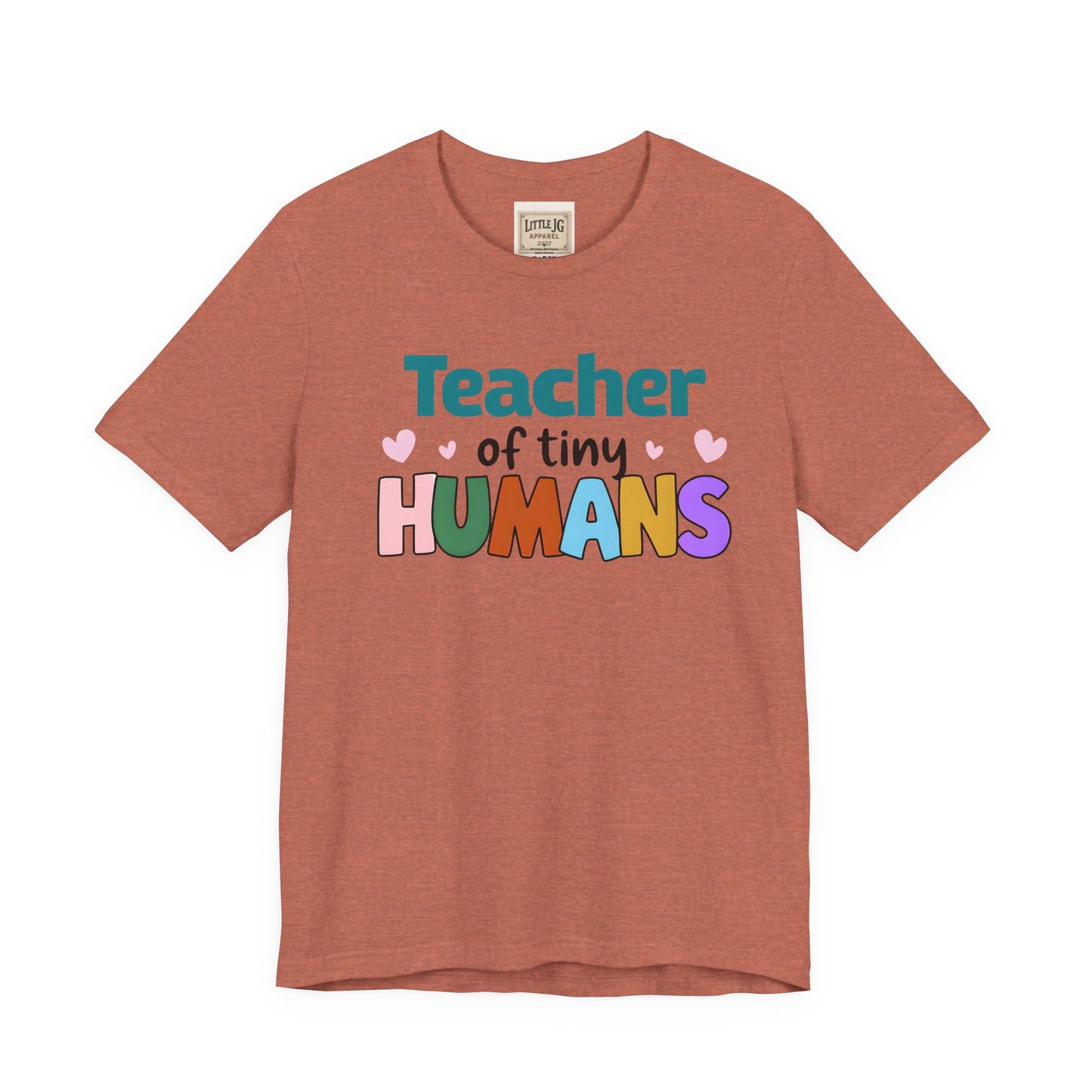 Teacher of Tiny Humans Tee - Unisex Jersey Short Sleeve T-Shirt, Gift for Teachers, Back to School, Classroom Apparel, Cute Teacher [...]