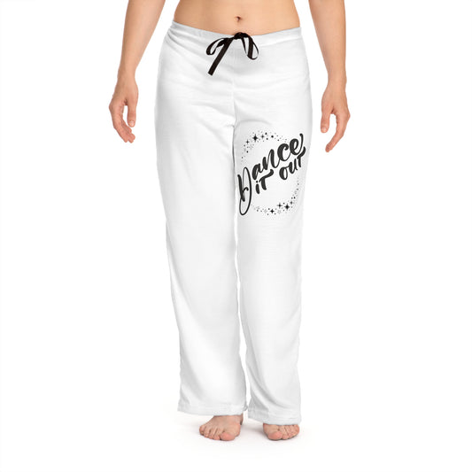 Dance Party Women's Pajama Pants, Cozy Sleepwear, Gift for Dancers, Relaxation Lounge Pants, Cute Pajama Bottoms
