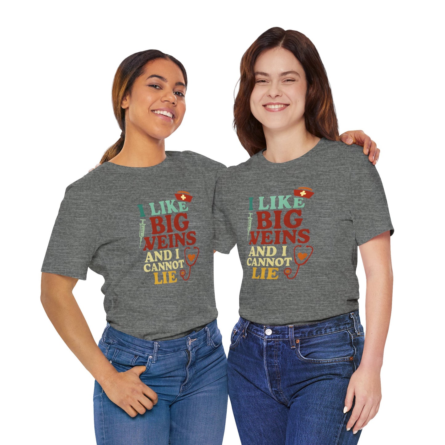 Humorous Medical Tee: I Like Big Veins and I Cannot Lie, Fun Gift for Healthcare Workers, Medical Humor Shirt, Perfect for Birthdays, [...]