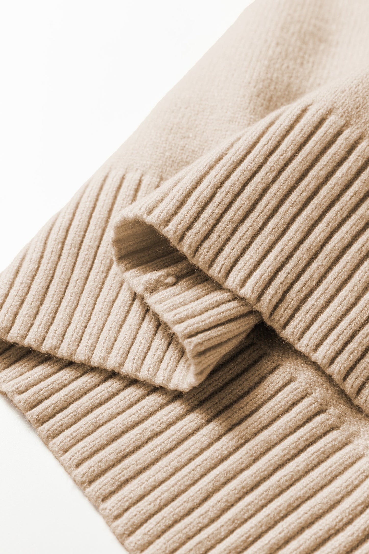 Colorblock Stripe Quarter Zip Collared Sweater