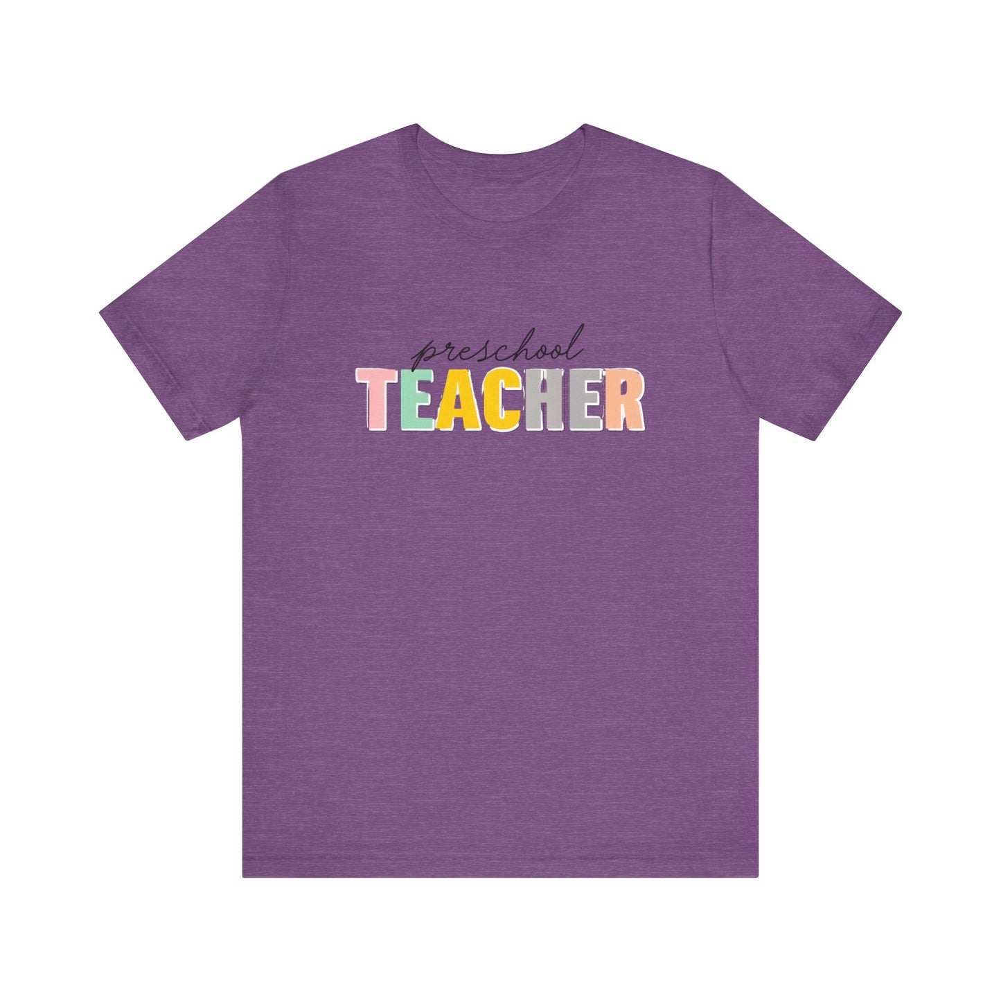 Preschool Teacher Tee, Cute Teacher Shirt, Gift for Educators, Teacher Appreciation, Back to School, Unisex T-Shirt