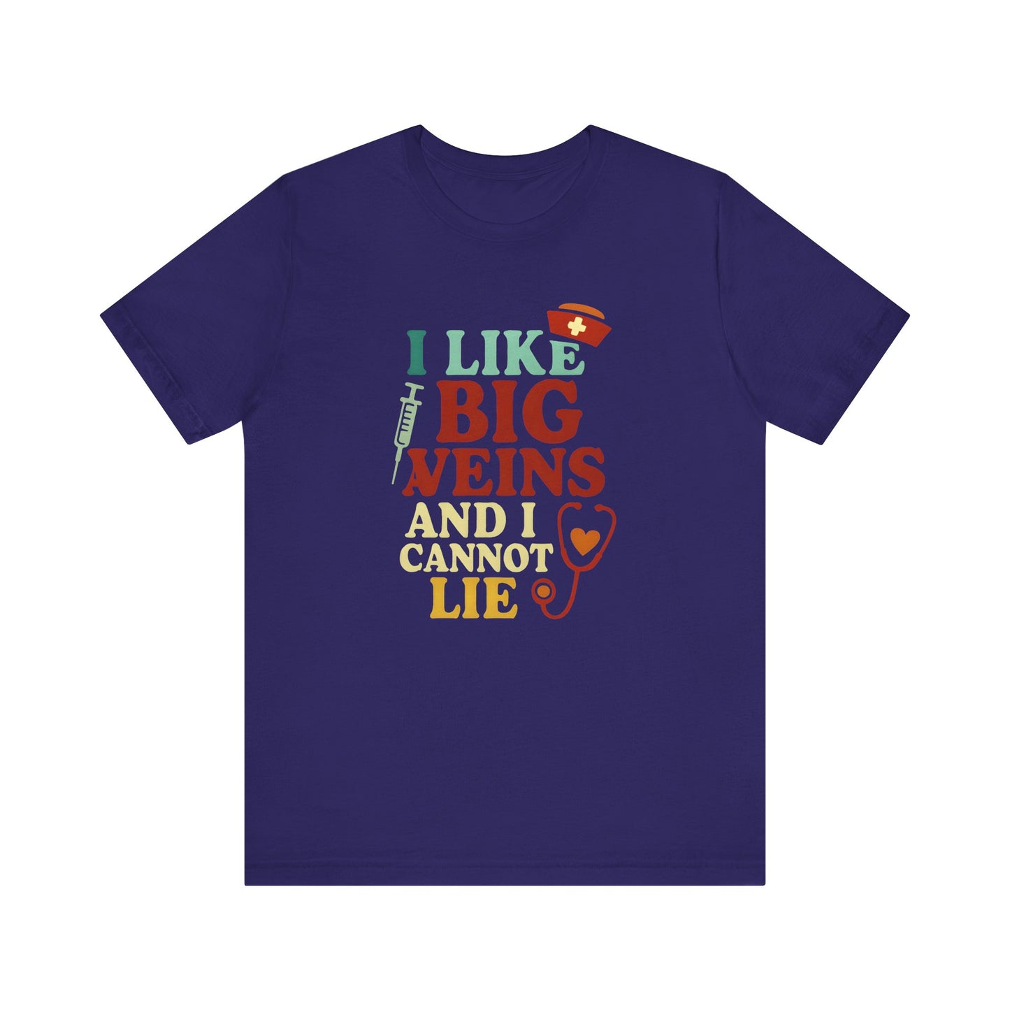 Humorous Medical Tee: I Like Big Veins and I Cannot Lie, Fun Gift for Healthcare Workers, Medical Humor Shirt, Perfect for Birthdays, [...]