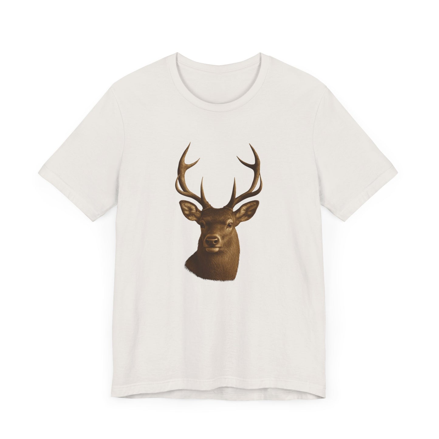 Rustic Deer Graphic Tee, Nature Lover Shirt, Outdoorsy Gift, Casual Wear, Wildlife Enthusiast Tee