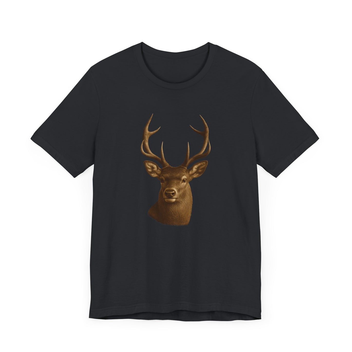 Rustic Deer Graphic Tee, Nature Lover Shirt, Outdoorsy Gift, Casual Wear, Wildlife Enthusiast Tee