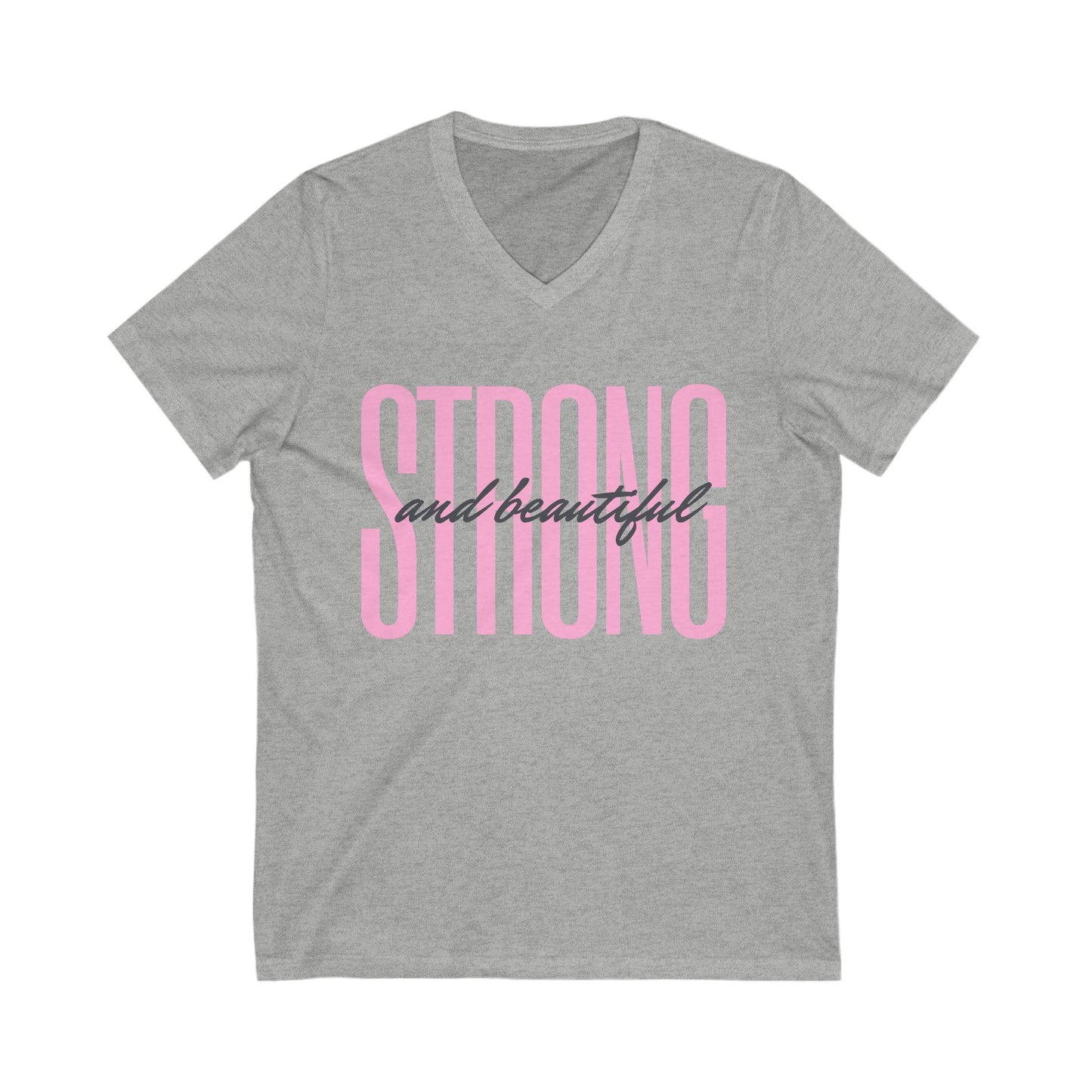 V-Neck Tee for Strong Independent Women