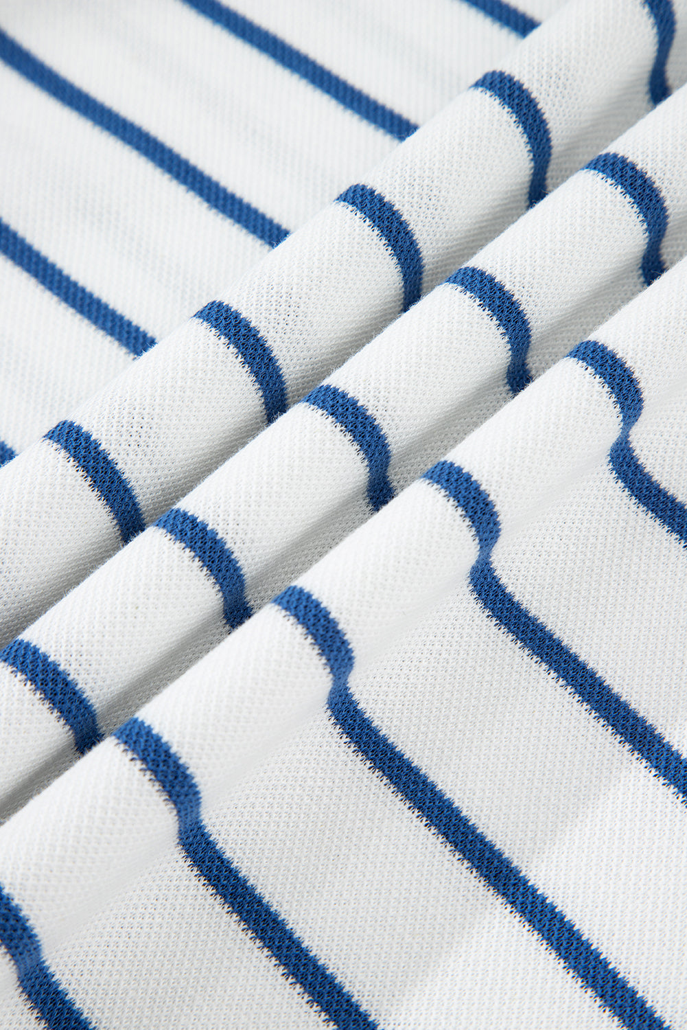 Stripe Long Sleeve Top and Drawstring Pants Set