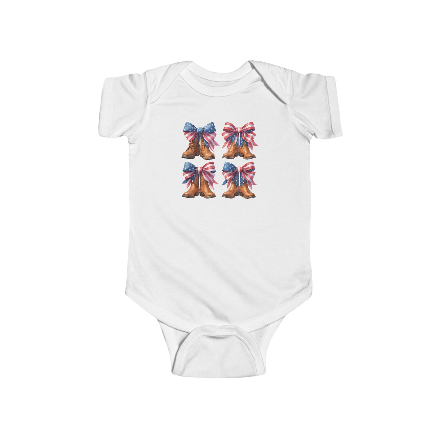 Red, White, and Blue Baby Bodysuit, Cute Infant Outfit, 4th of July Baby Clothes, Summer Baby Gift, Toddler Patriotic Apparel