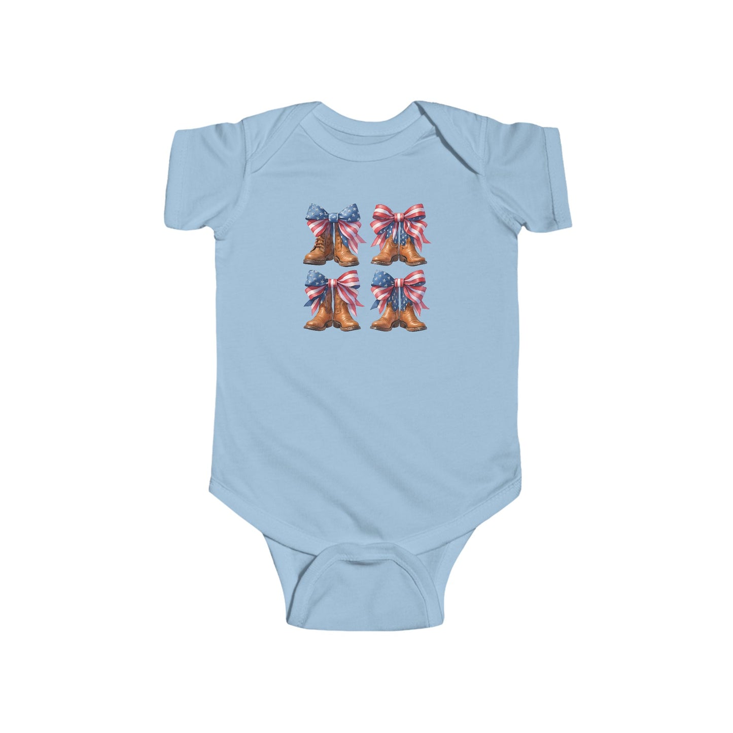 Red, White, and Blue Baby Bodysuit, Cute Infant Outfit, 4th of July Baby Clothes, Summer Baby Gift, Toddler Patriotic Apparel
