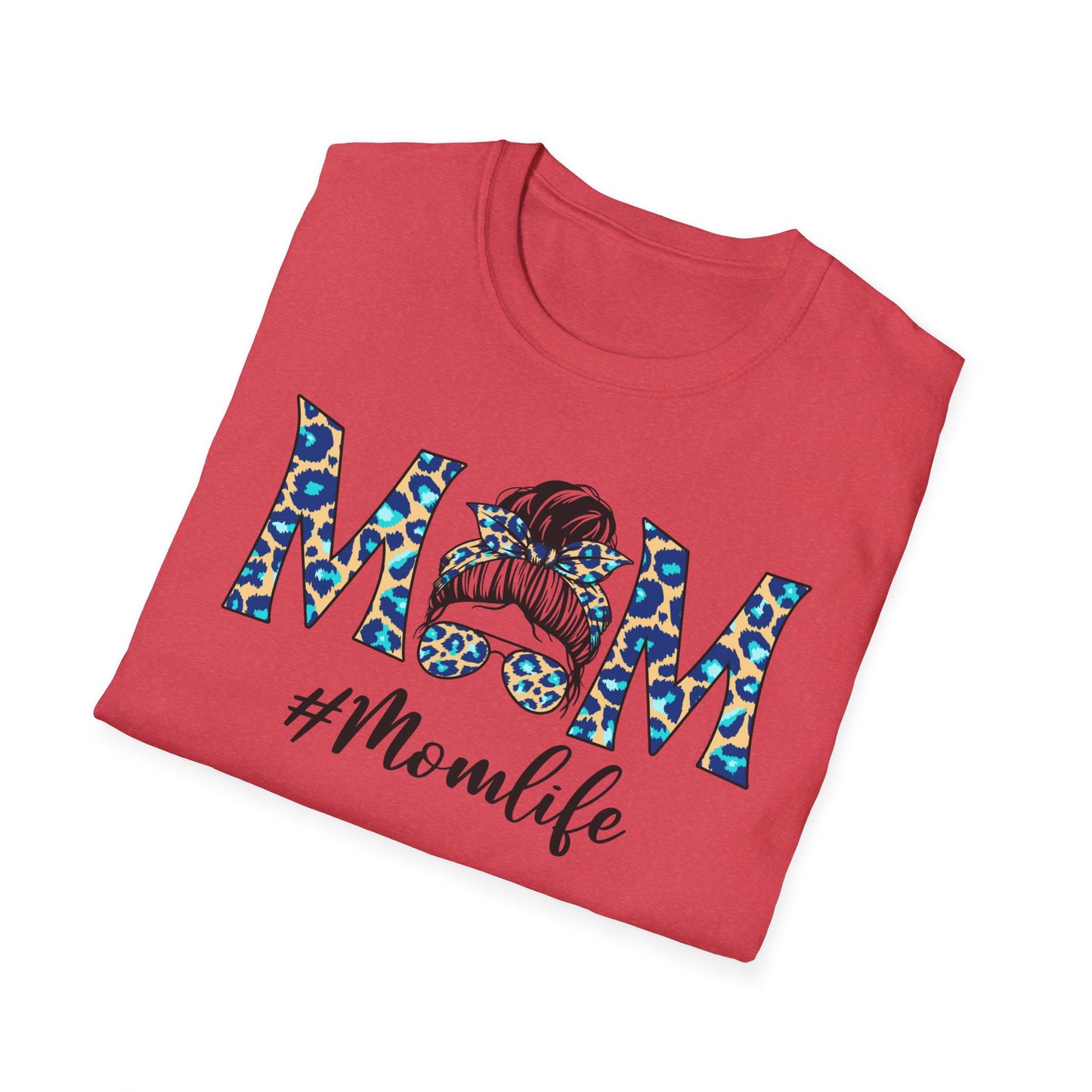 Mom Life Unisex Softstyle T-Shirt | Comfortable Tee for Moms | Gift for Mother's Day, Birthday, Casual Wear, Family Events
