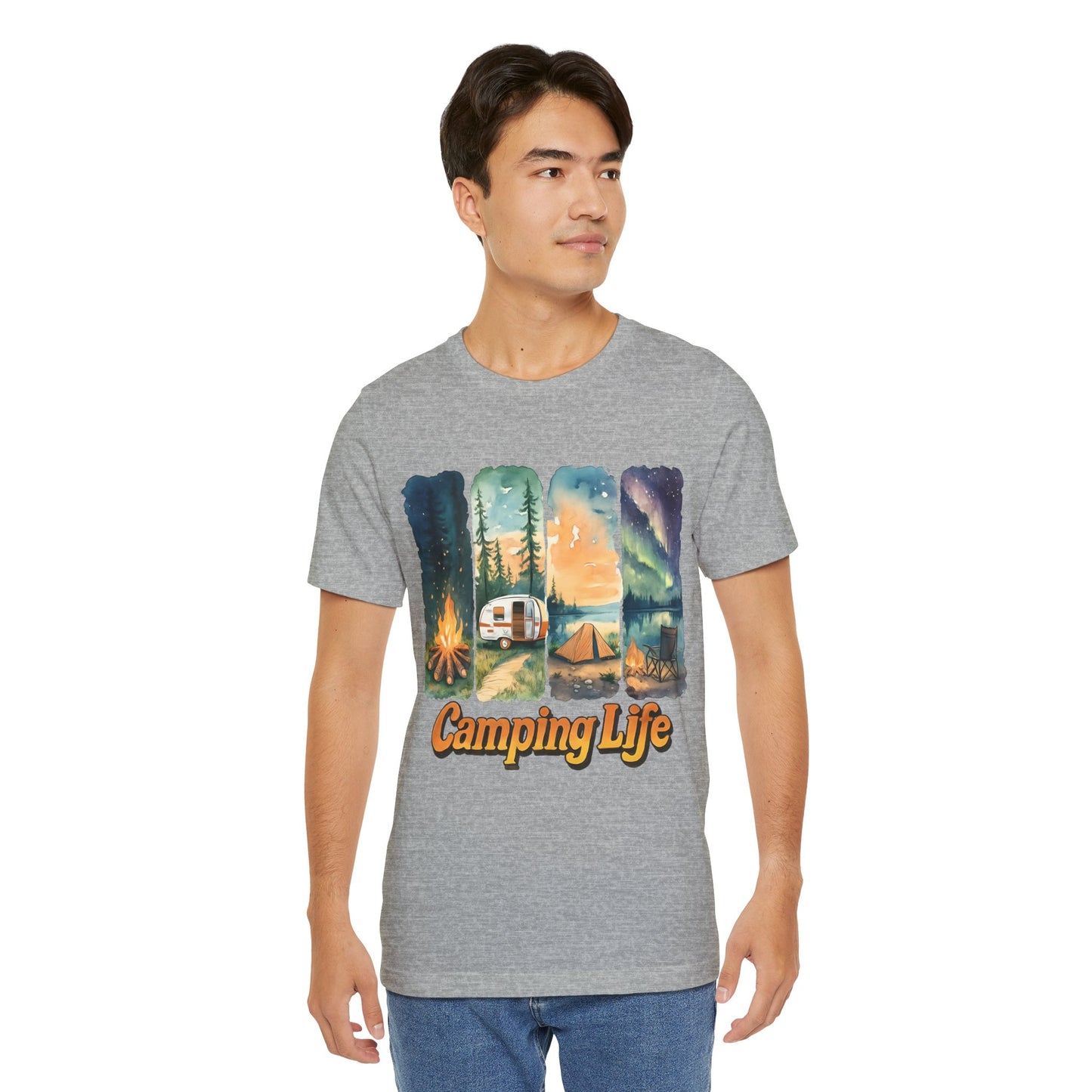 Camping Life Unisex Tee | Outdoor Adventure Shirt, Nature Lover Gift, Camping Apparel, Travel T-Shirt, Weekend Getaway Outfit