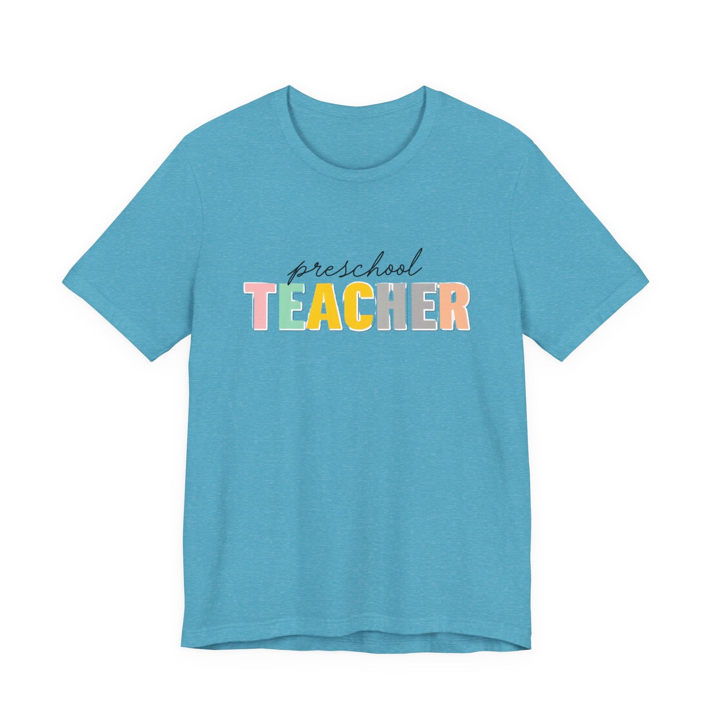 Preschool Teacher Tee, Cute Teacher Shirt, Gift for Educators, Teacher Appreciation, Back to School, Unisex T-Shirt