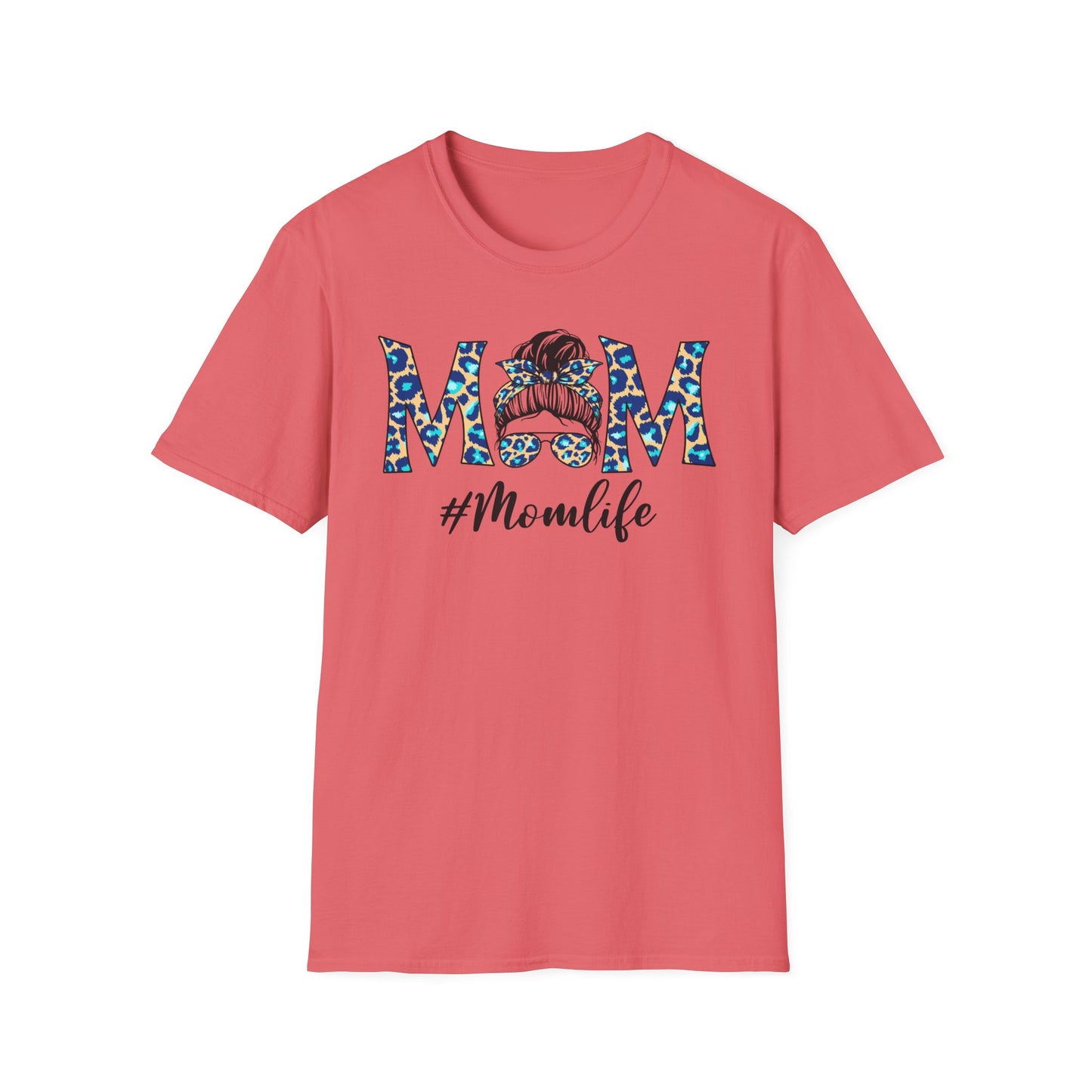 Mom Life Unisex Softstyle T-Shirt | Comfortable Tee for Moms | Gift for Mother's Day, Birthday, Casual Wear, Family Events