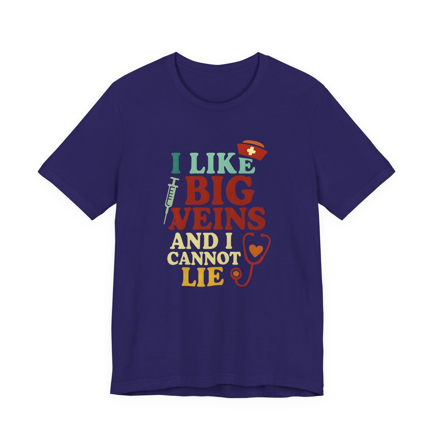 Humorous Medical Tee: I Like Big Veins and I Cannot Lie, Fun Gift for Healthcare Workers, Medical Humor Shirt, Perfect for Birthdays, [...]