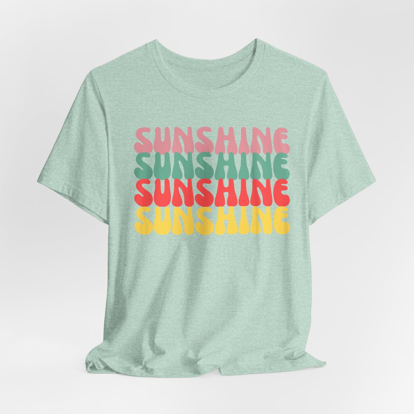 Sunny Vibe Unisex Tee, Summer T-Shirt, Beachwear, Gift for Her, Casual Wear, Fun Graphic Tee