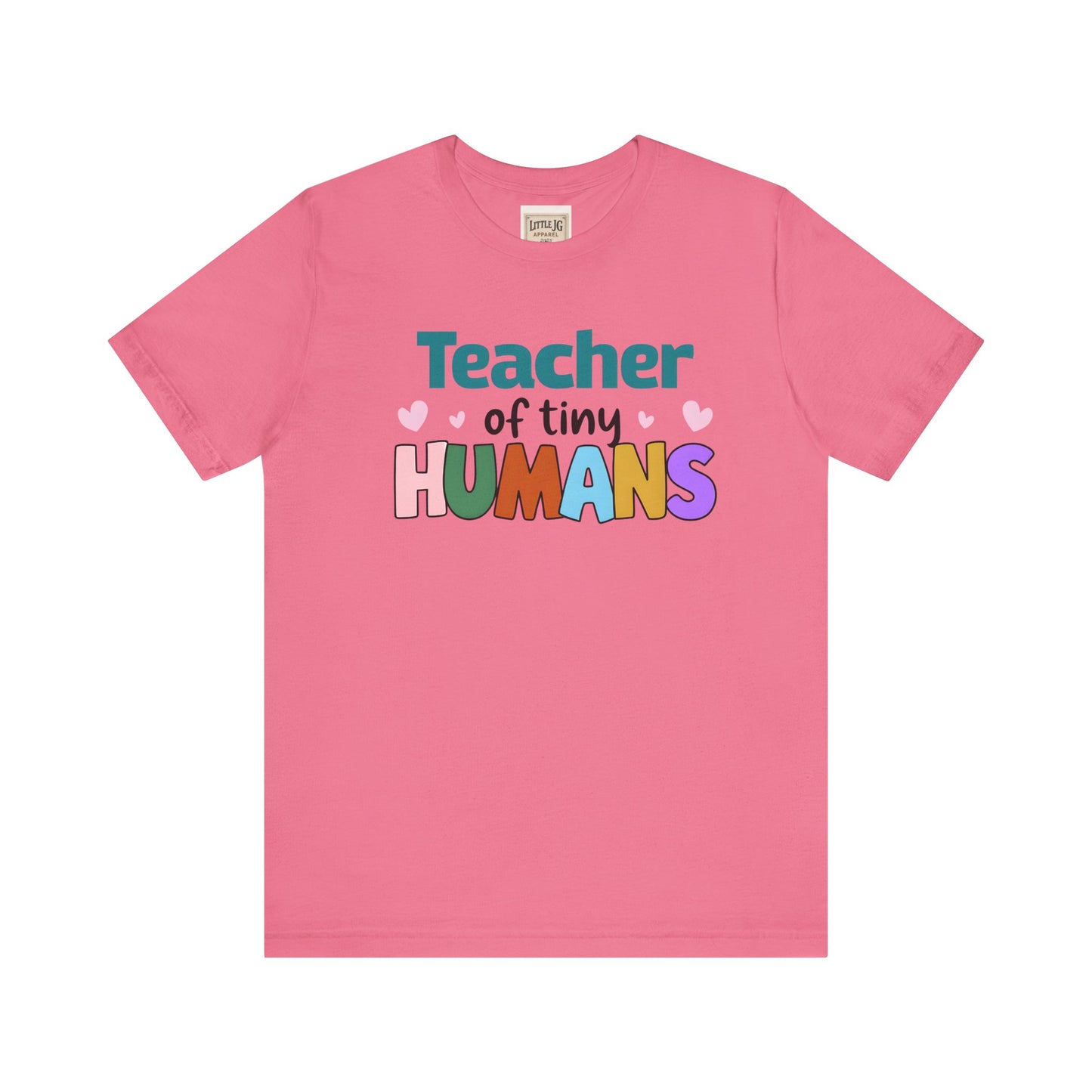 Teacher of Tiny Humans Tee - Unisex Jersey Short Sleeve T-Shirt, Gift for Teachers, Back to School, Classroom Apparel, Cute Teacher [...]