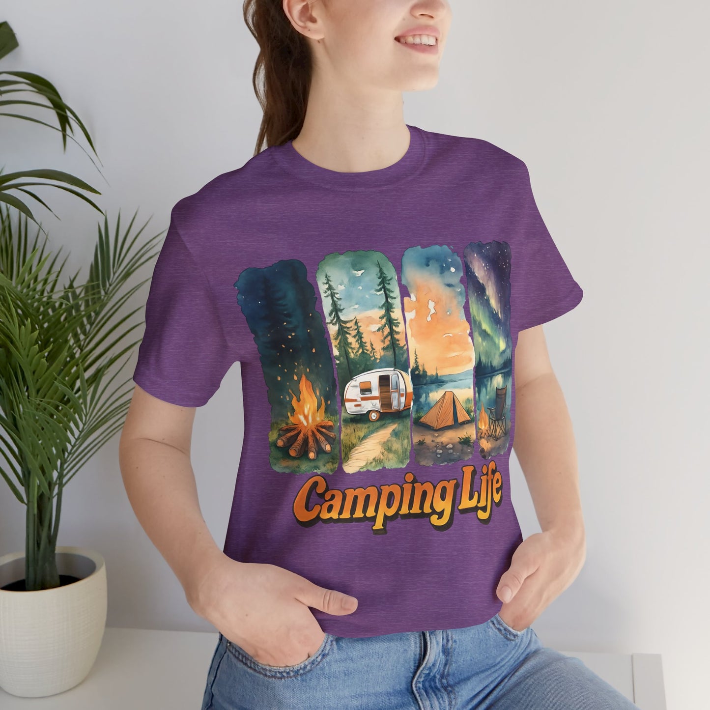 Camping Life Unisex Tee | Outdoor Adventure Shirt, Nature Lover Gift, Camping Apparel, Travel T-Shirt, Weekend Getaway Outfit