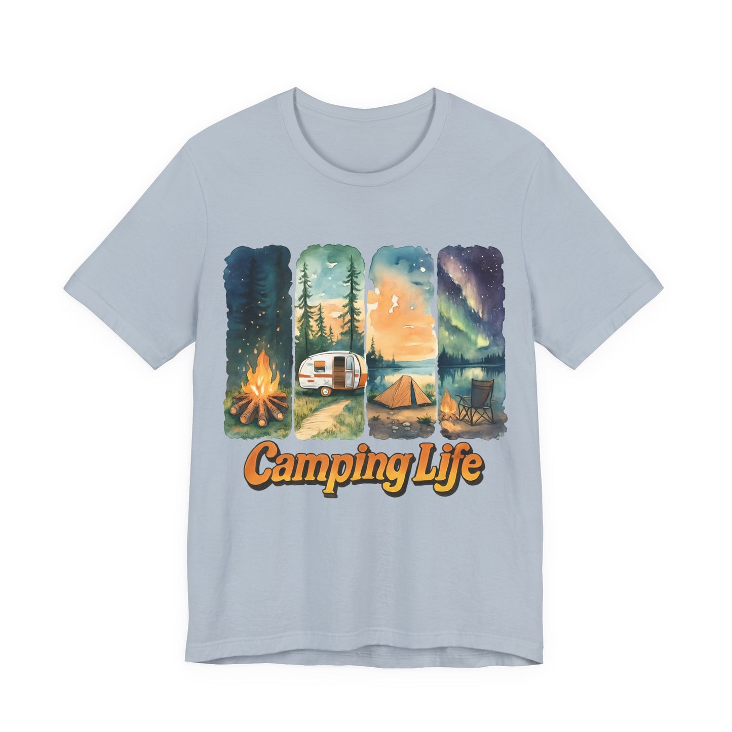 Camping Life Unisex Tee | Outdoor Adventure Shirt, Nature Lover Gift, Camping Apparel, Travel T-Shirt, Weekend Getaway Outfit