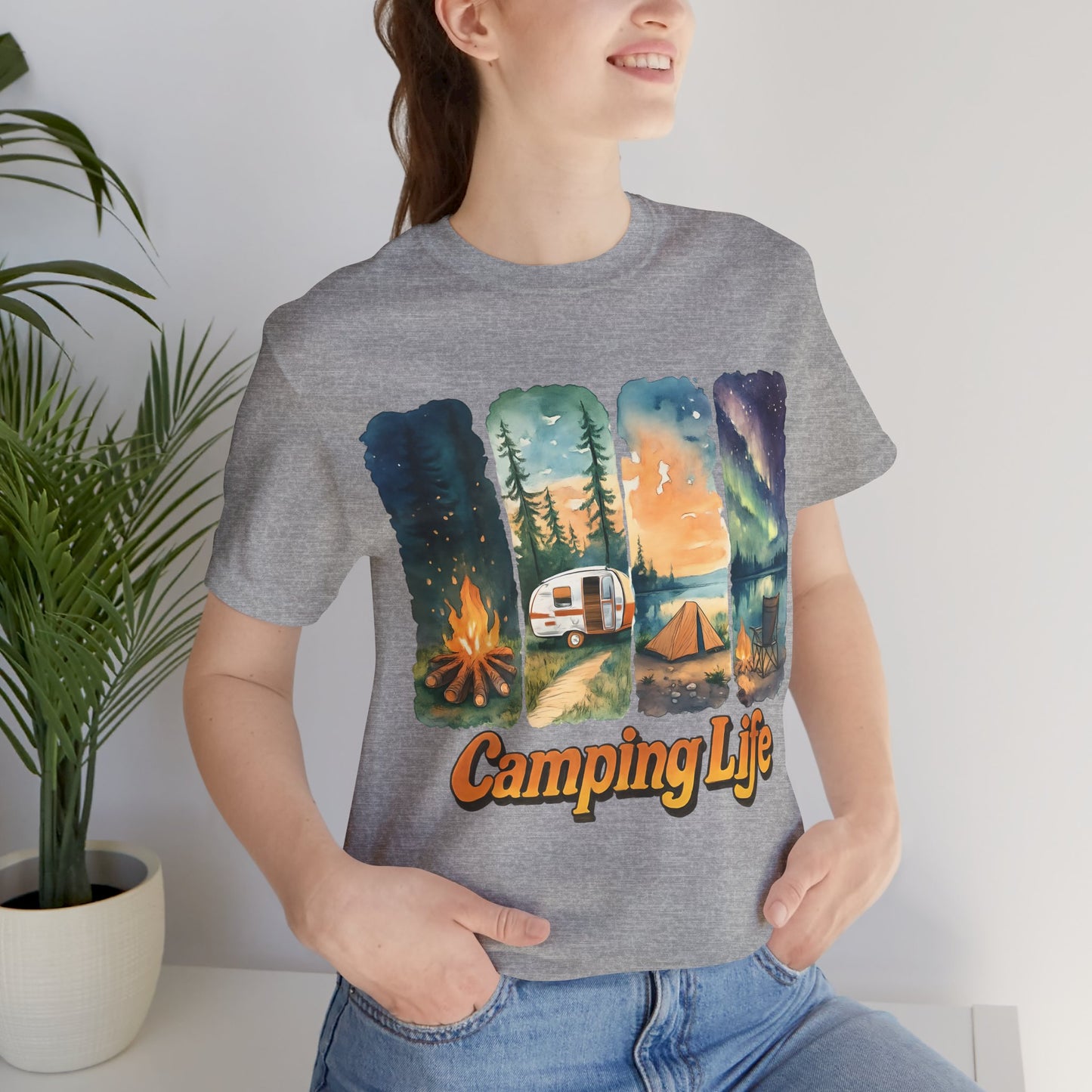 Camping Life Unisex Tee | Outdoor Adventure Shirt, Nature Lover Gift, Camping Apparel, Travel T-Shirt, Weekend Getaway Outfit