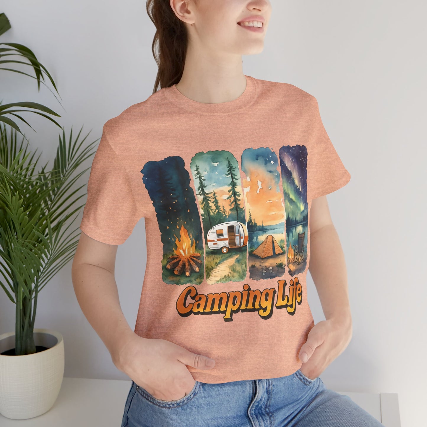 Camping Life Unisex Tee | Outdoor Adventure Shirt, Nature Lover Gift, Camping Apparel, Travel T-Shirt, Weekend Getaway Outfit