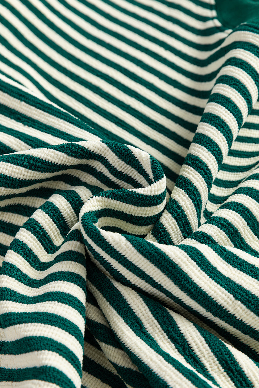 Stripe Drop Shoulder Long Sleeve Top