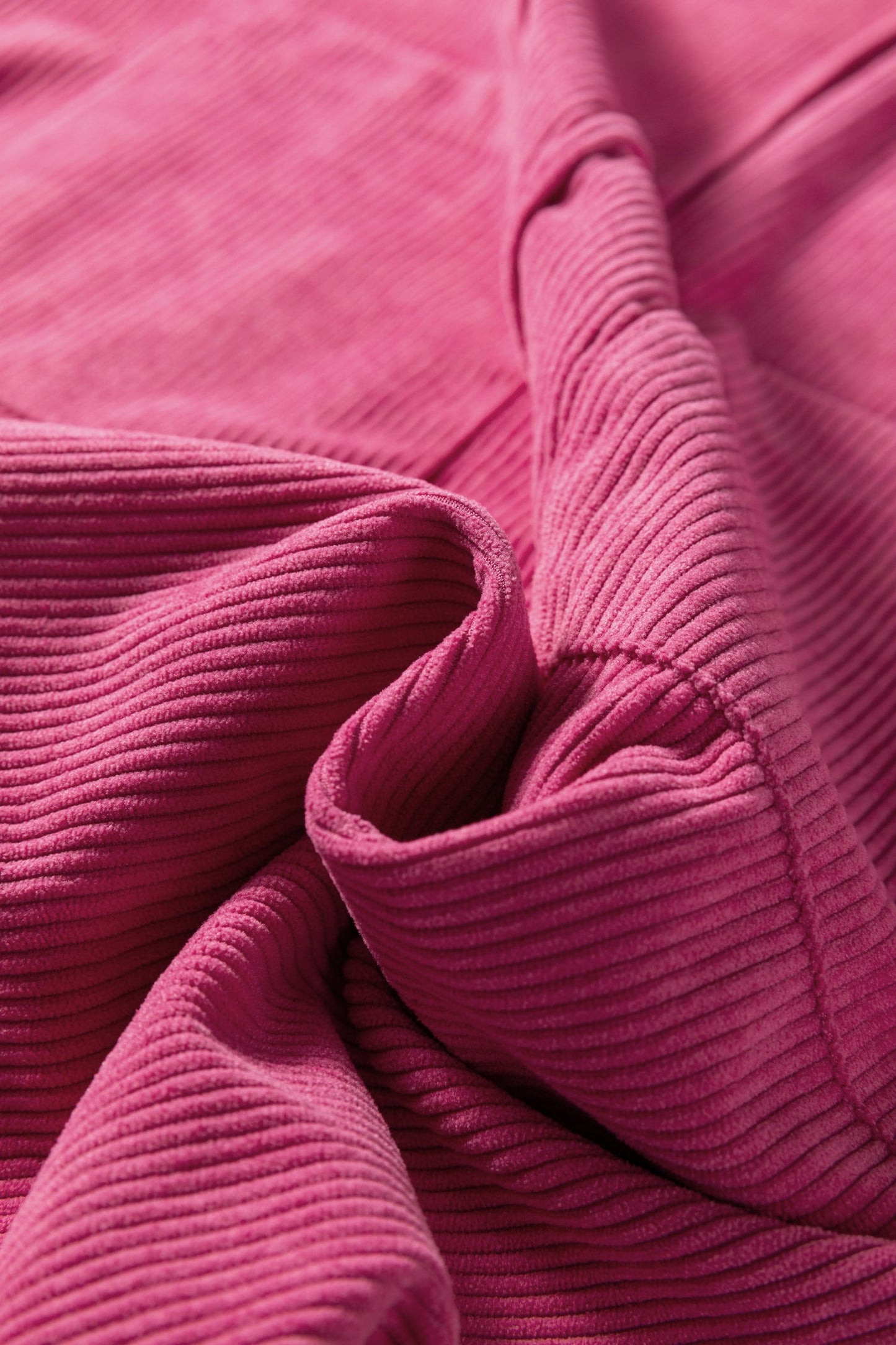 Solid Corduroy Sleeveless Pocketed Mini Dress