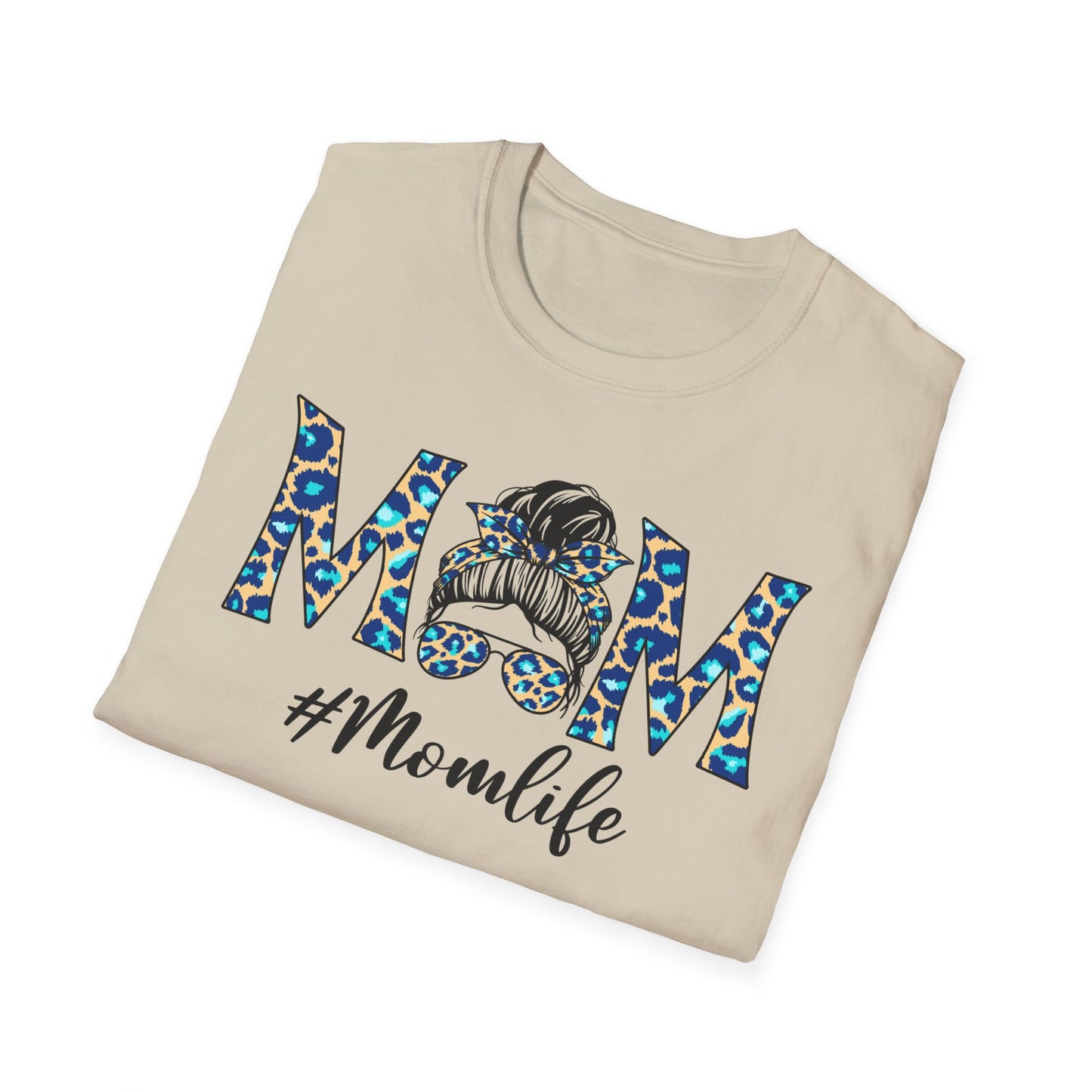Mom Life Unisex Softstyle T-Shirt | Comfortable Tee for Moms | Gift for Mother's Day, Birthday, Casual Wear, Family Events