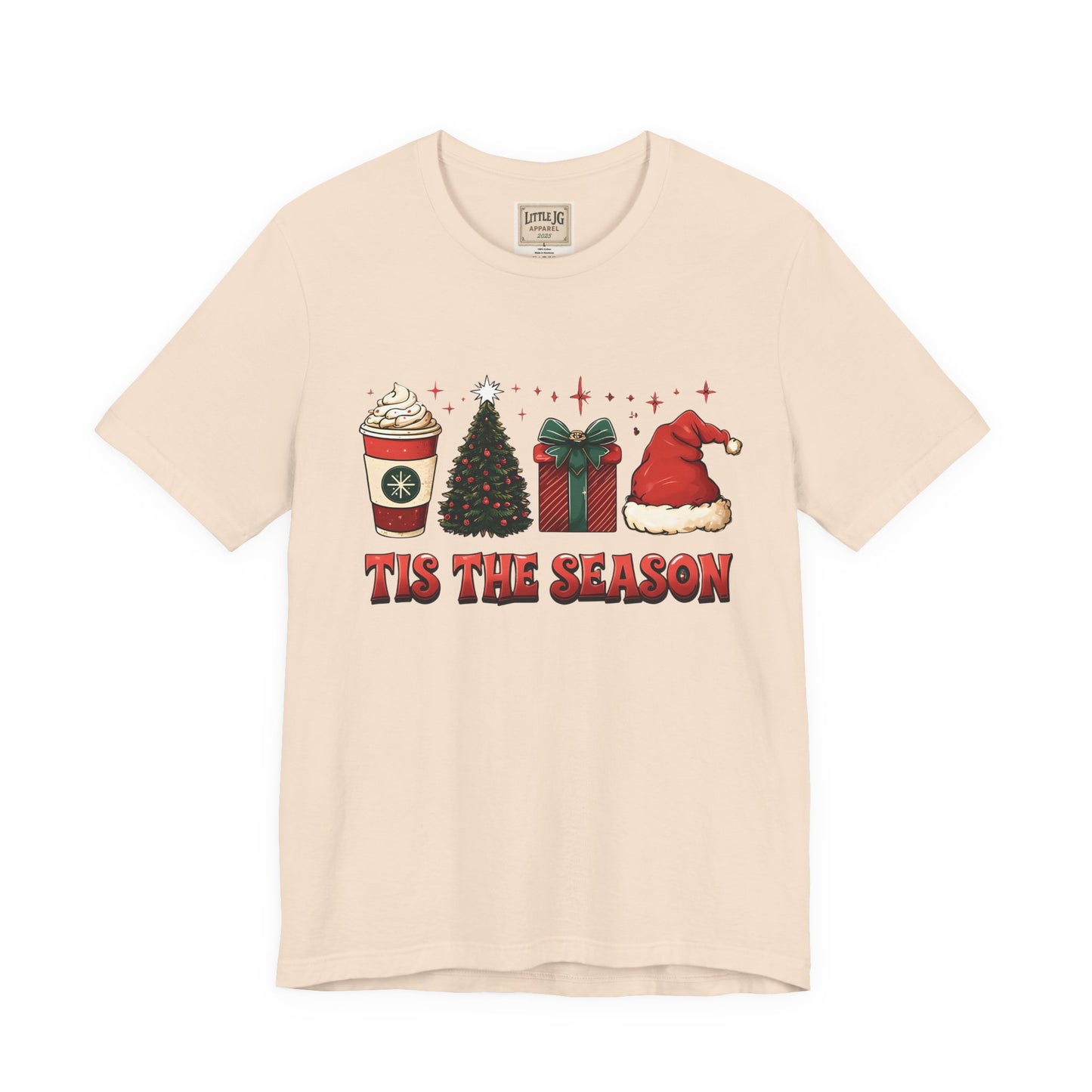Holiday Cheer Short Sleeve Tee | 'Tis the Season Shirt | Festive Casual Wear | Christmas Gift | Unisex Tee | Seasonal Apparel