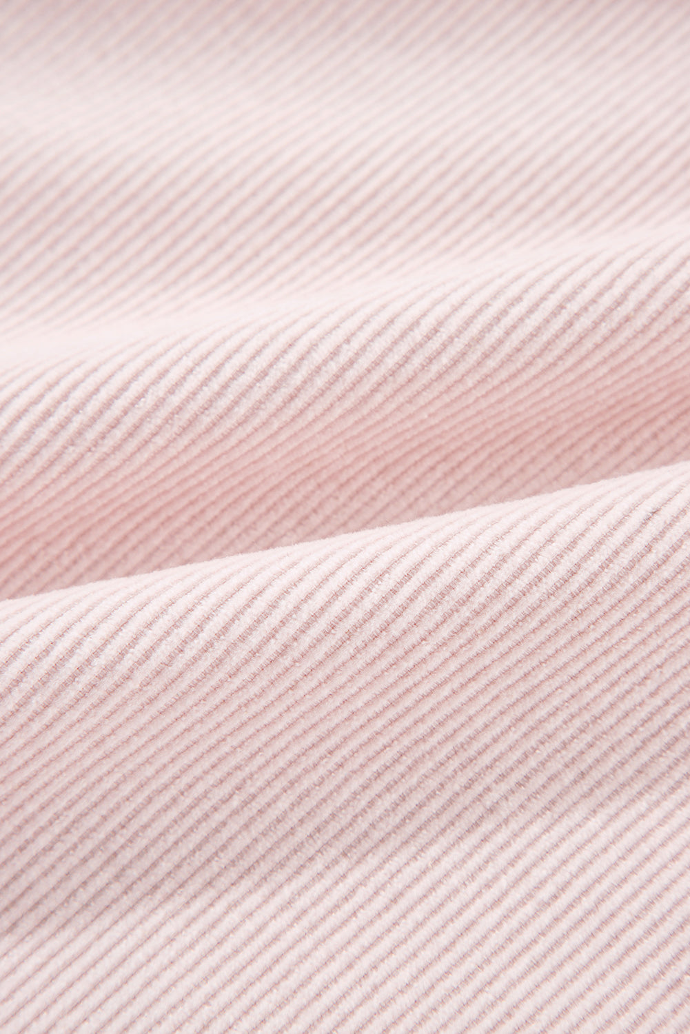 Colorblock Corduroy Reverse Seam Pocketed Shacket