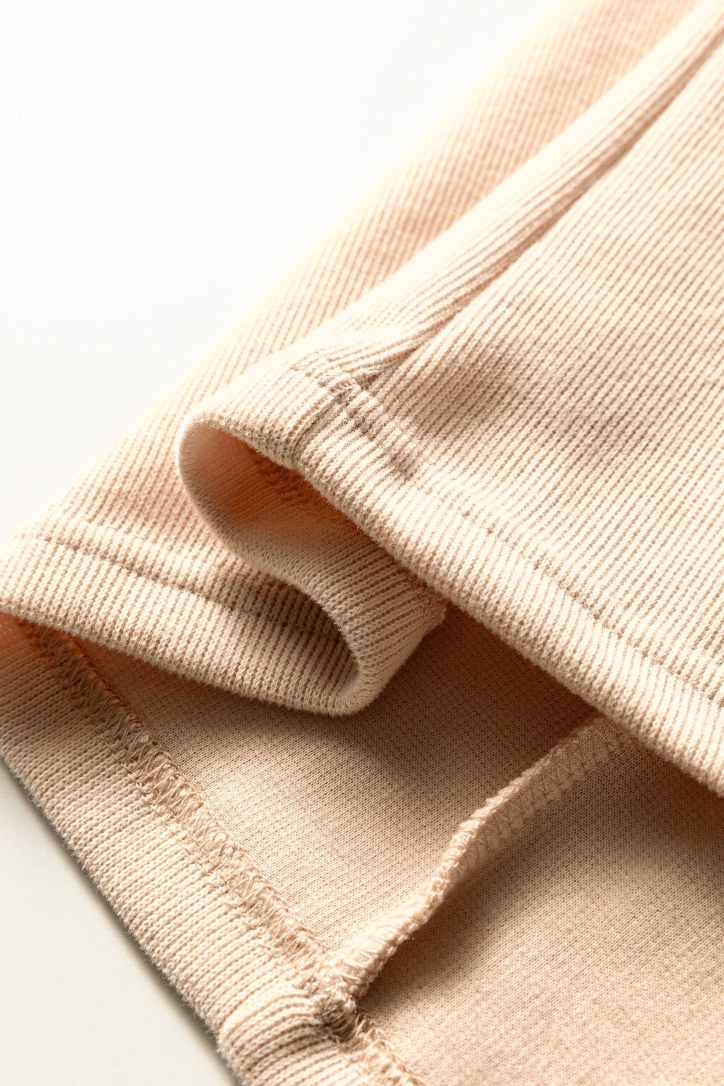 Leopard Trim Half-Zip Top and Shorts Set