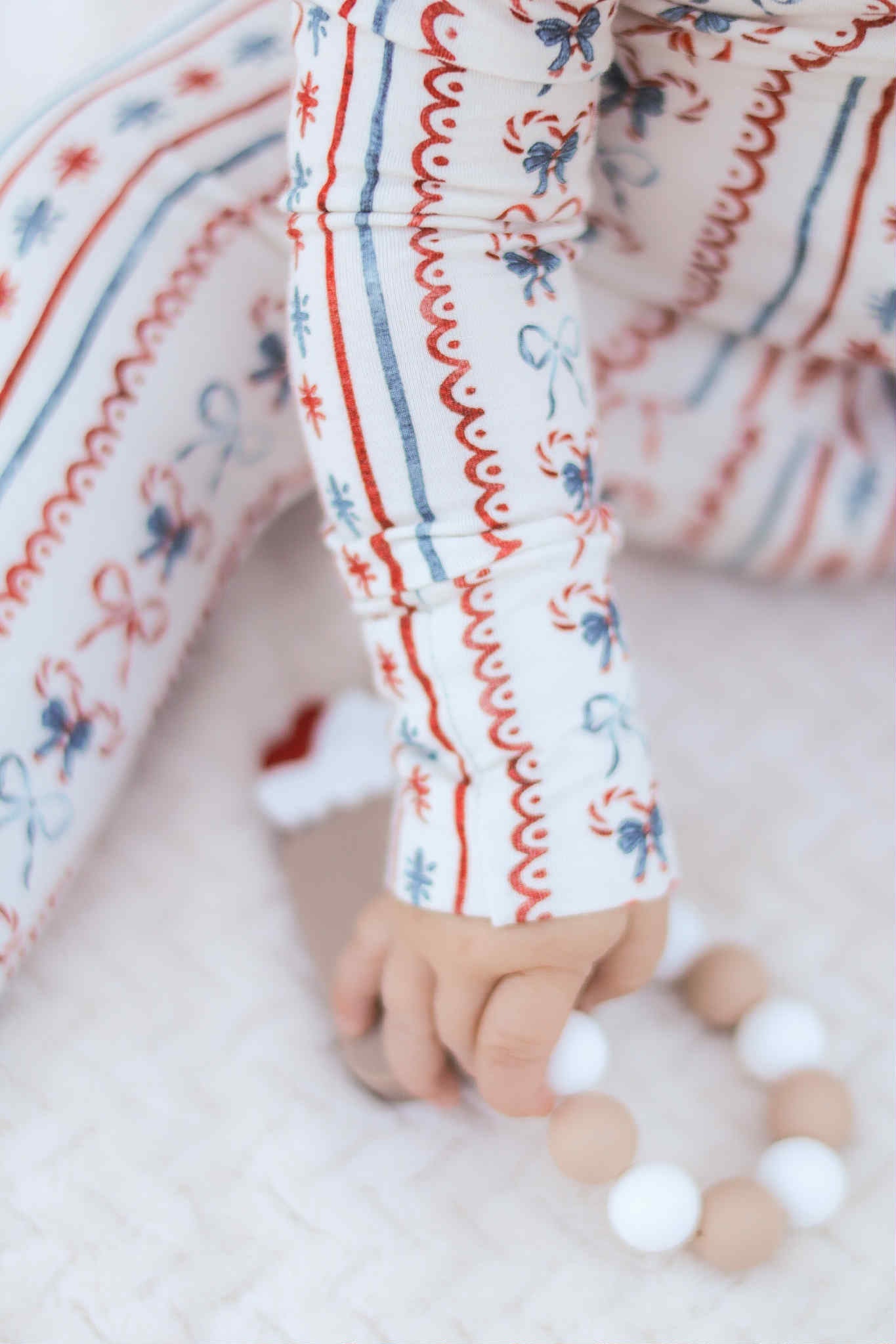Candy Cane Lane Bamboo Christmas Pajamas - Zippy