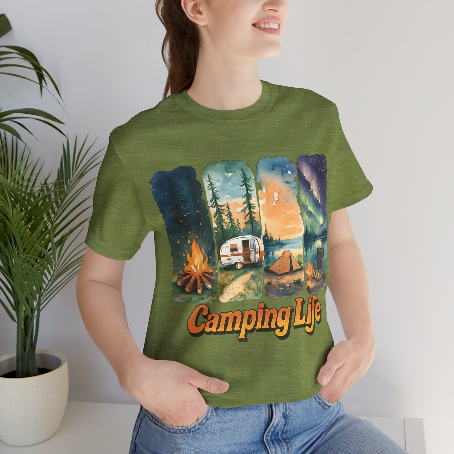 Camping Life Unisex Tee | Outdoor Adventure Shirt, Nature Lover Gift, Camping Apparel, Travel T-Shirt, Weekend Getaway Outfit