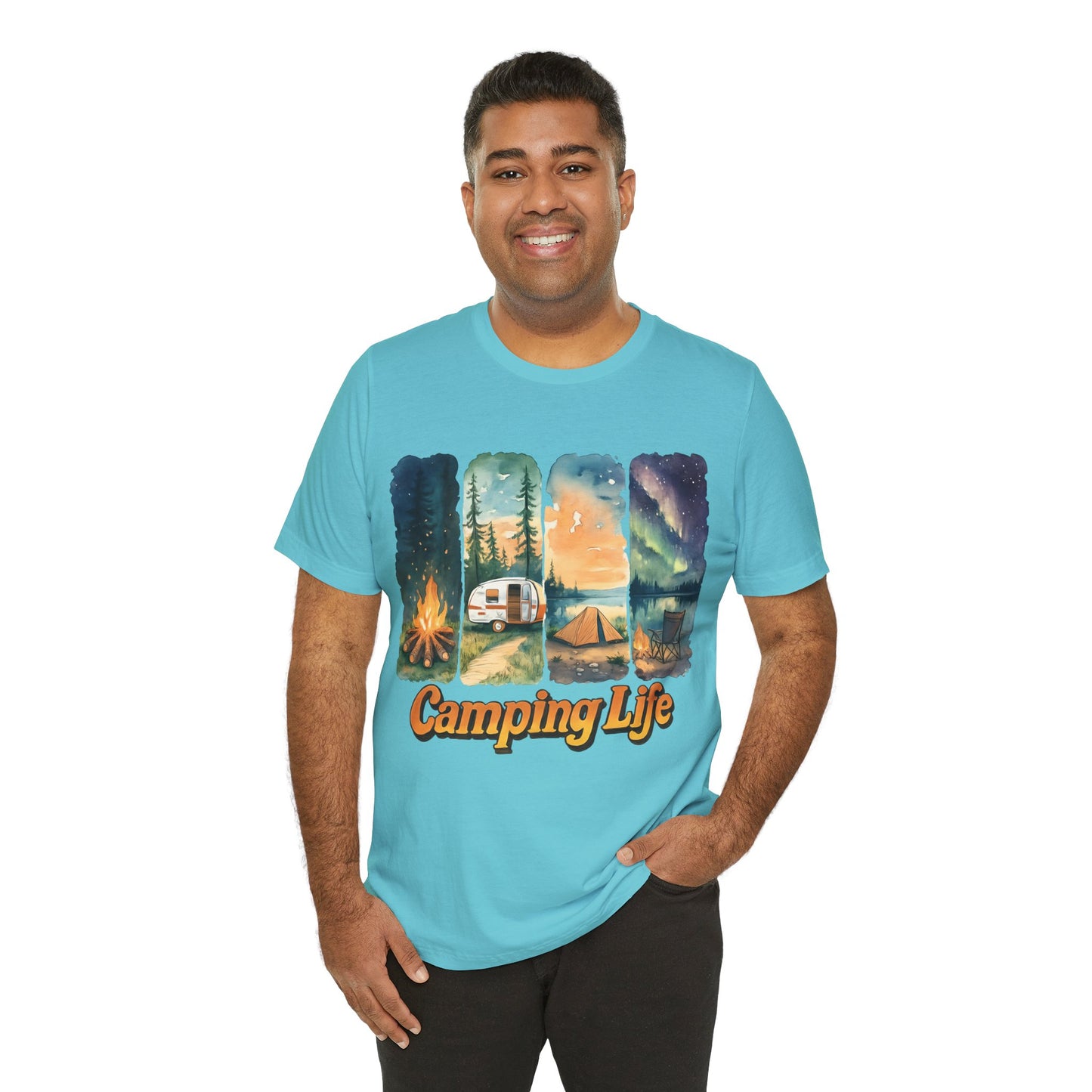 Camping Life Unisex Tee | Outdoor Adventure Shirt, Nature Lover Gift, Camping Apparel, Travel T-Shirt, Weekend Getaway Outfit