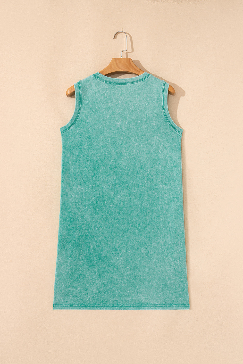 Mineral Wash Pocketed Tank Mini Dress