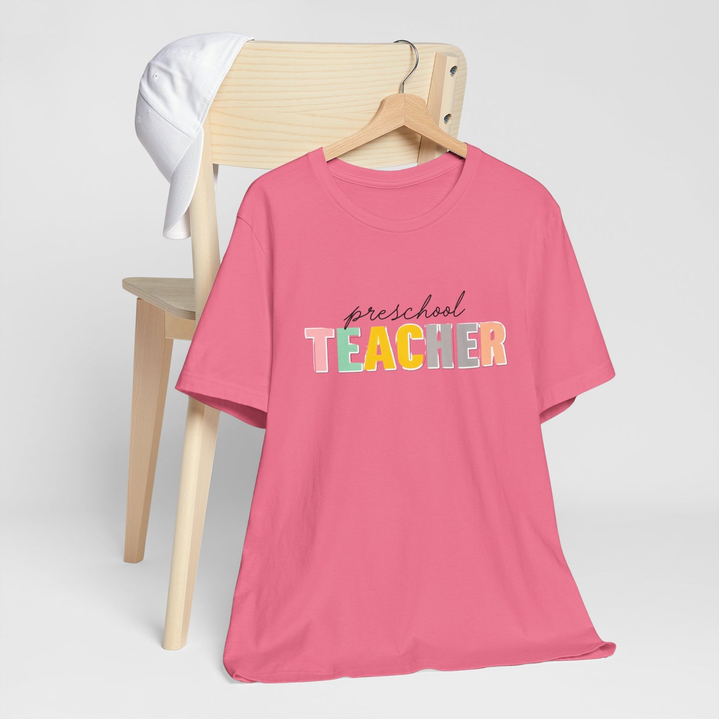 Preschool Teacher Tee, Cute Teacher Shirt, Gift for Educators, Teacher Appreciation, Back to School, Unisex T-Shirt