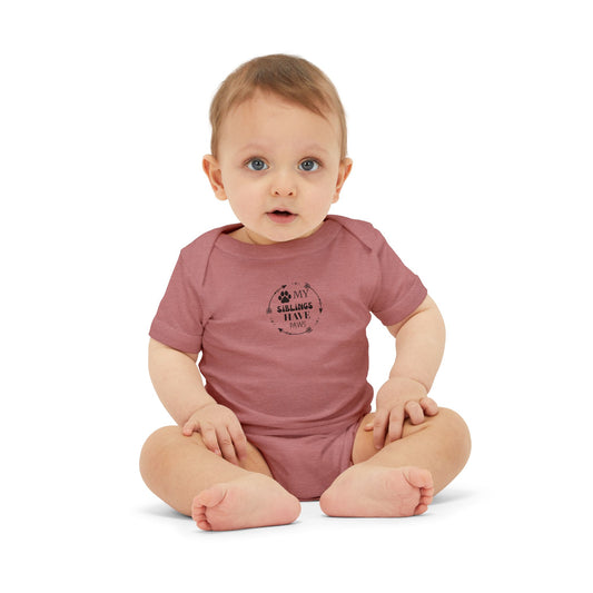 Adorable Infant Jersey One Piece, Baby Bodysuit, Cute Baby Outfit, Newborn Gift, Holiday Apparel