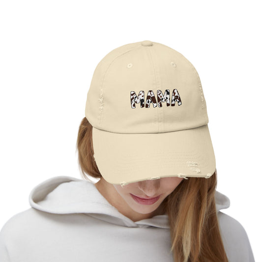 Mama Distressed Cap, Unisex Cap, Gift for Mom, Casual Hat, Everyday Wear, Mother’s Day Gift, Fashion Accessory
