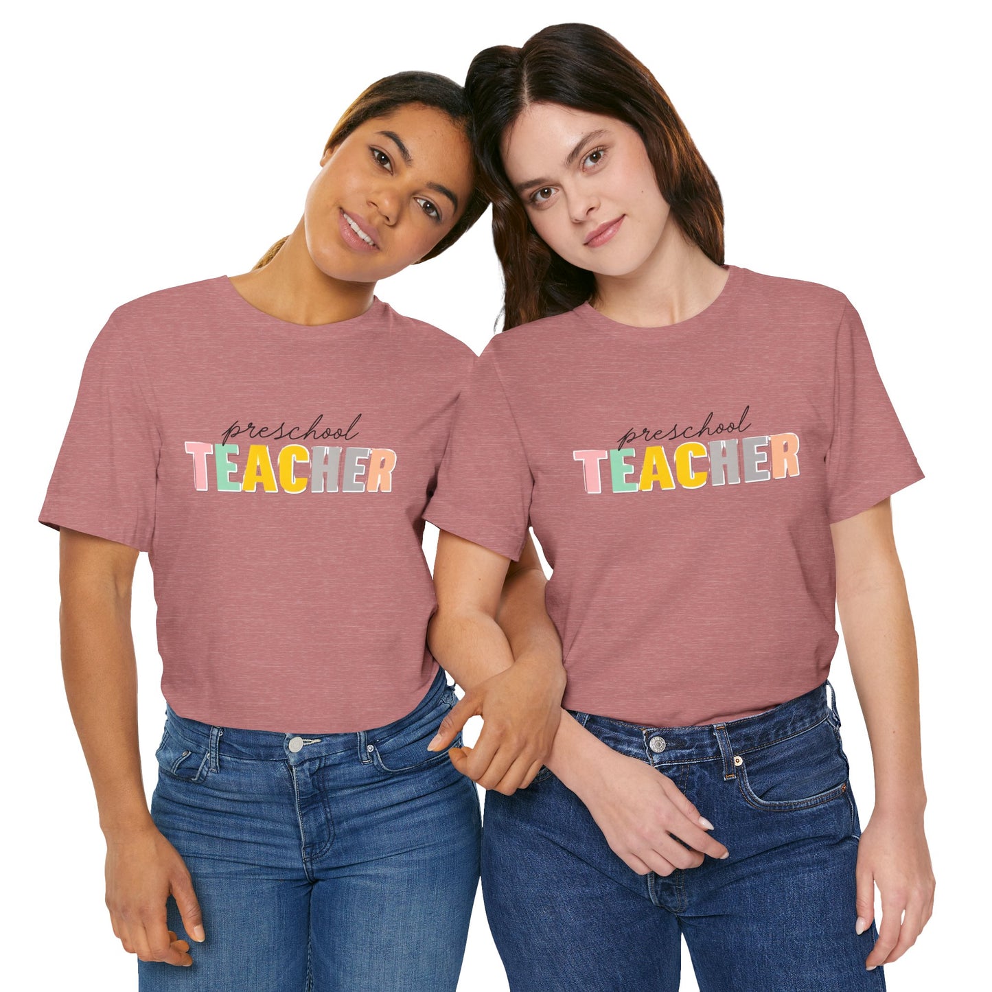 Preschool Teacher Tee, Cute Teacher Shirt, Gift for Educators, Teacher Appreciation, Back to School, Unisex T-Shirt