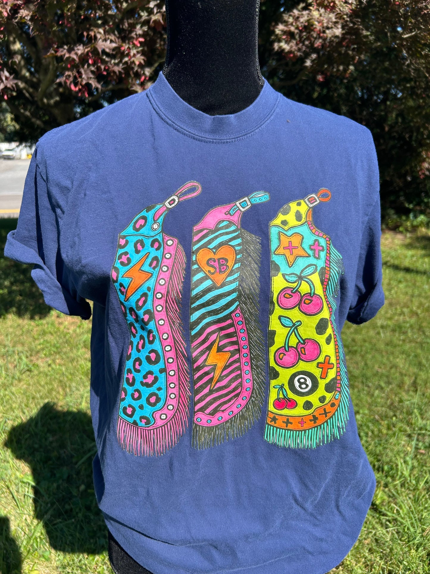 Wild Thang Chaps-CC tee