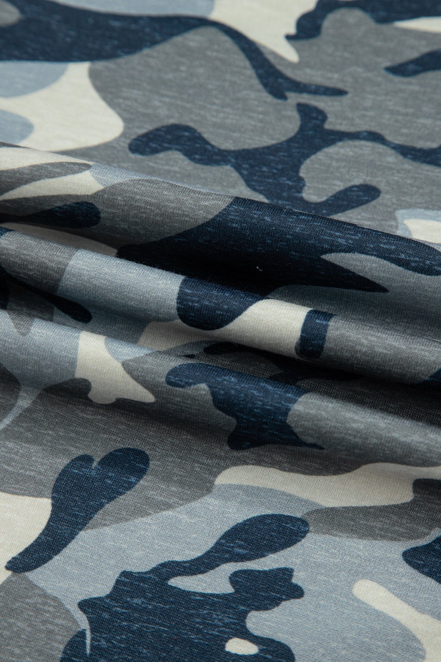 Camo Short Sleeve Crew Neck T-Shirt