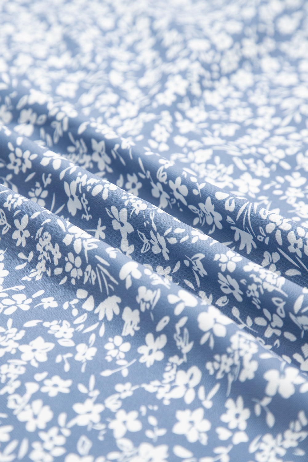 Boho Floral High Waist Side Split Maxi Skirt