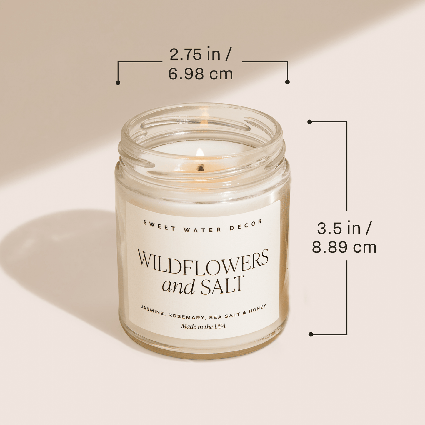 Relax, Girl Soy Candle - Clear Jar - 9 oz (Relaxation)