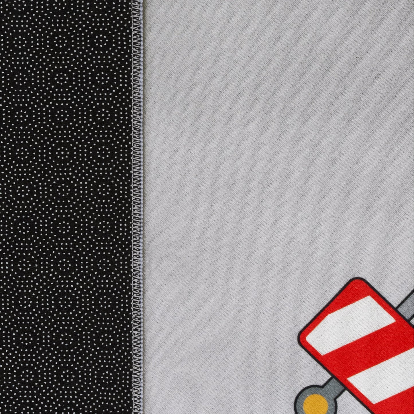 Kids Play-Mat Bob Construction Site with Trucks & Cranes in Grey