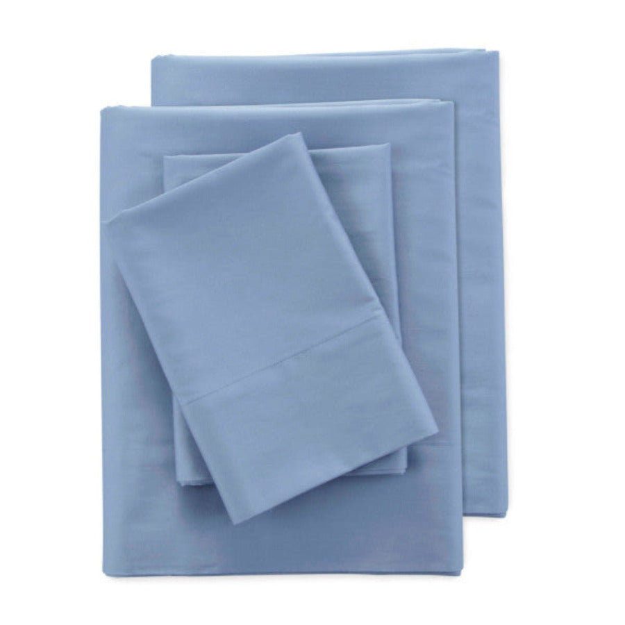 Clean Design Home® Supima™ Cotton Percale Sheet Set-Solid Color