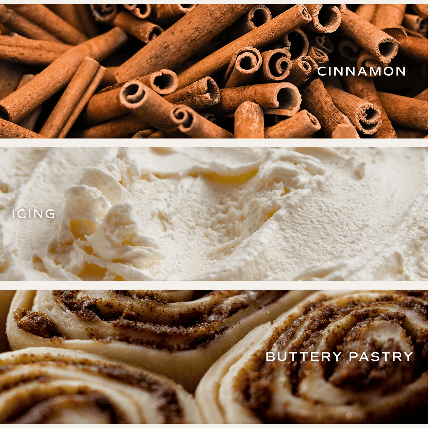 Cinnamon Rolls Soy Candle - Clear Jar - 9 oz