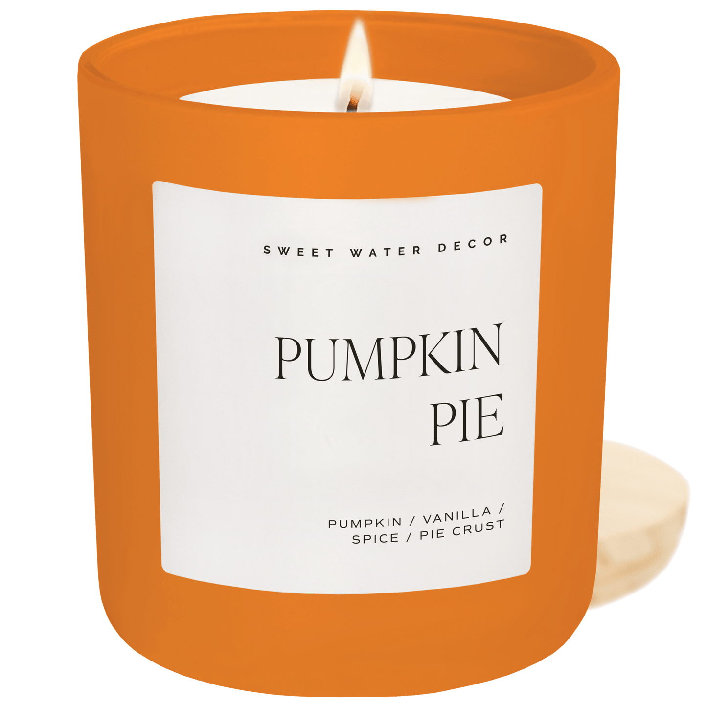 Pumpkin Pie Soy Candle - Orange Matte Jar - 15 oz (Hello Pumpkin)