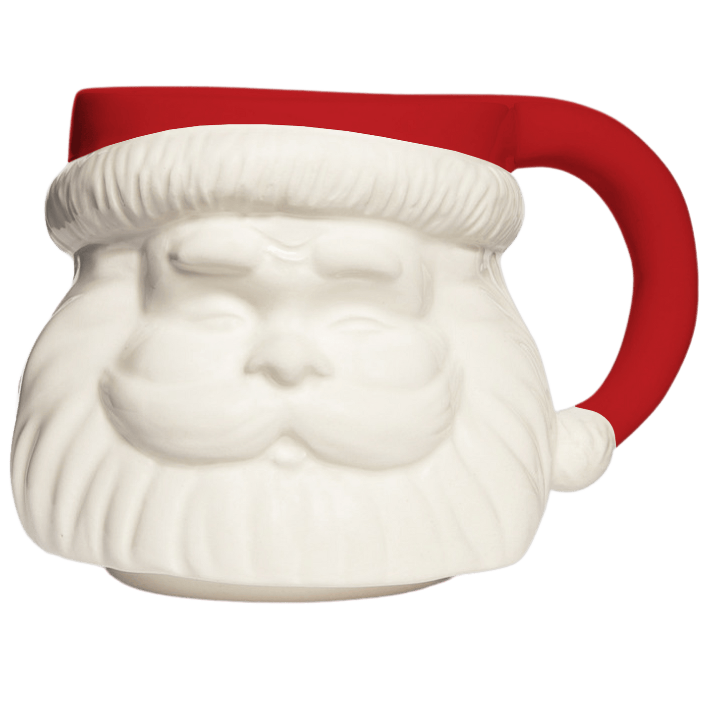 Red Hat Santa 19oz. Figural Coffee Mug
