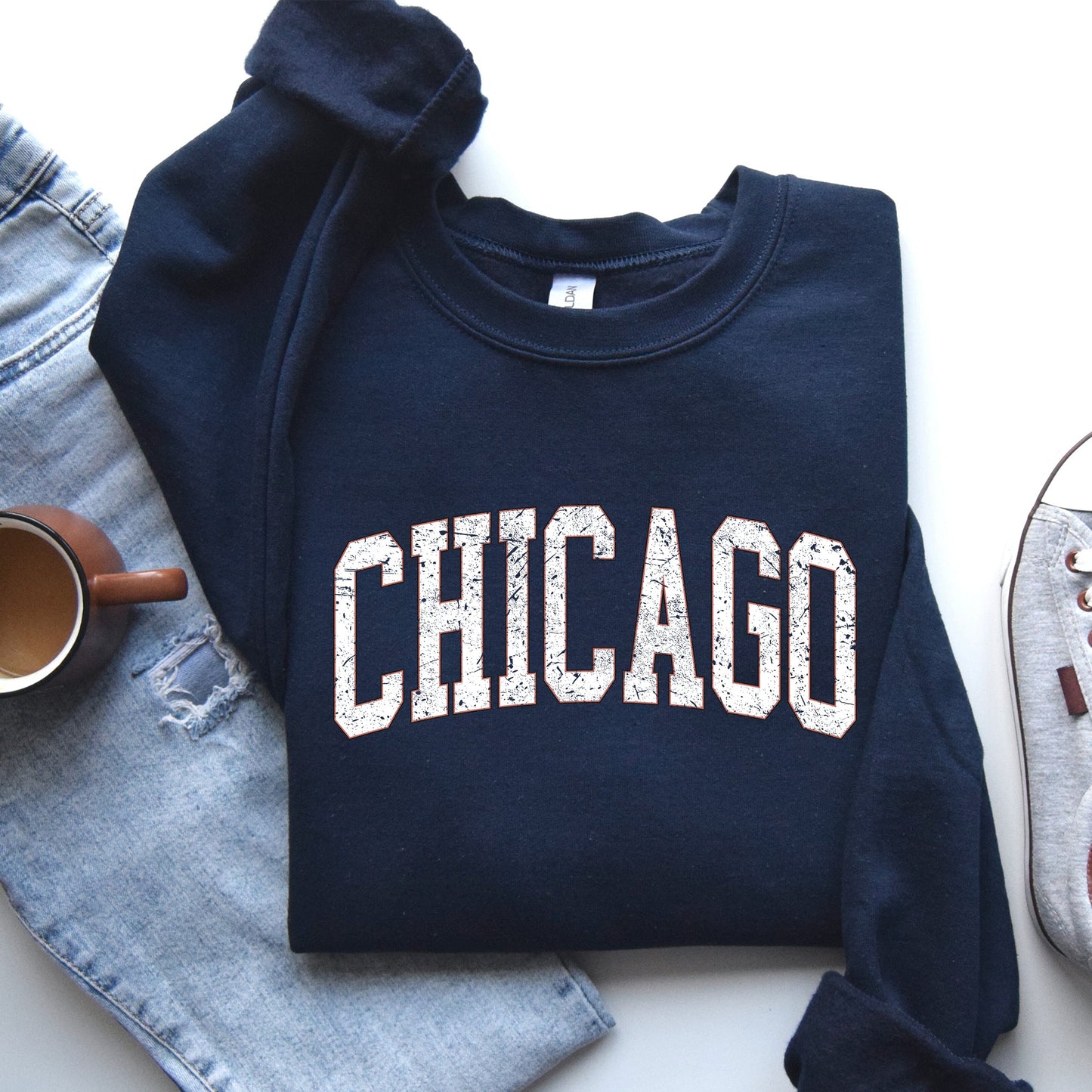 Chicago, Football, Sports, Game Day, Big Game, Touchdown, Tailgate Party, University, College, State Sweatshirt