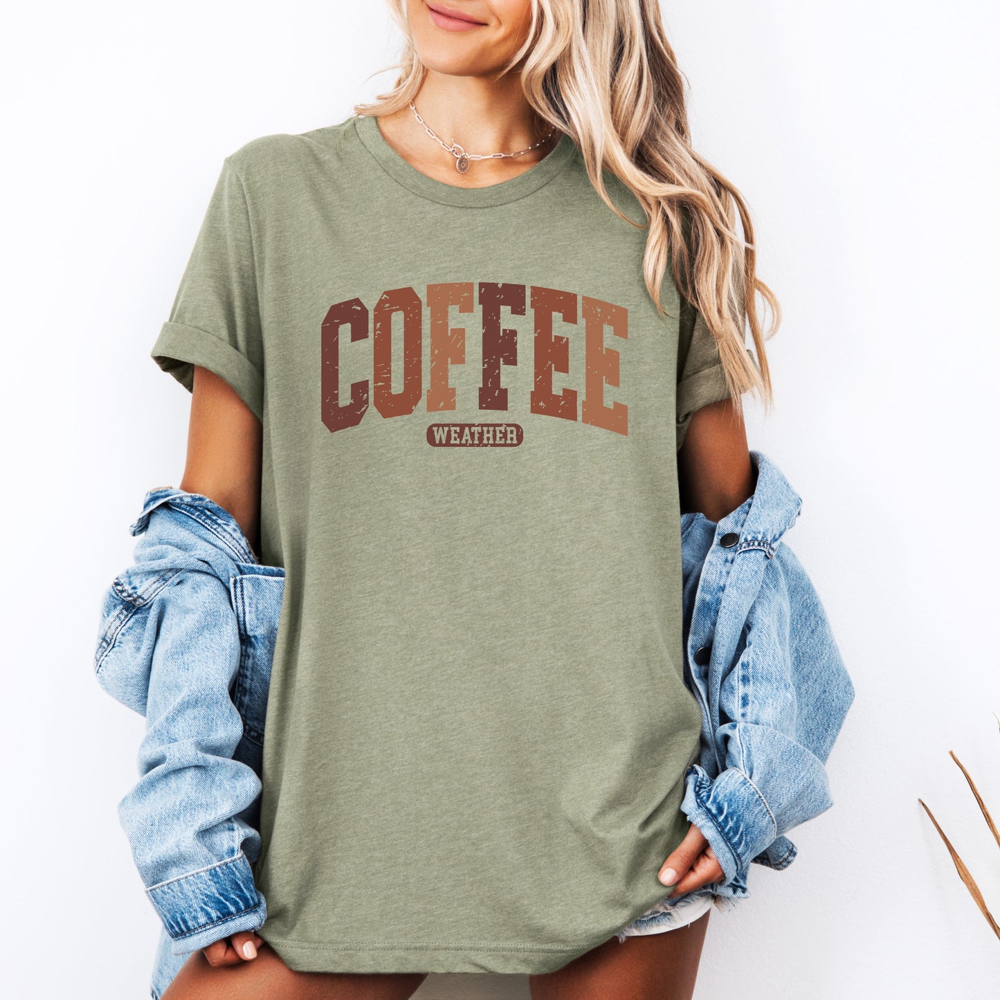 Coffee Weather, Pumpkin, Autumn, Fall, Tshirt