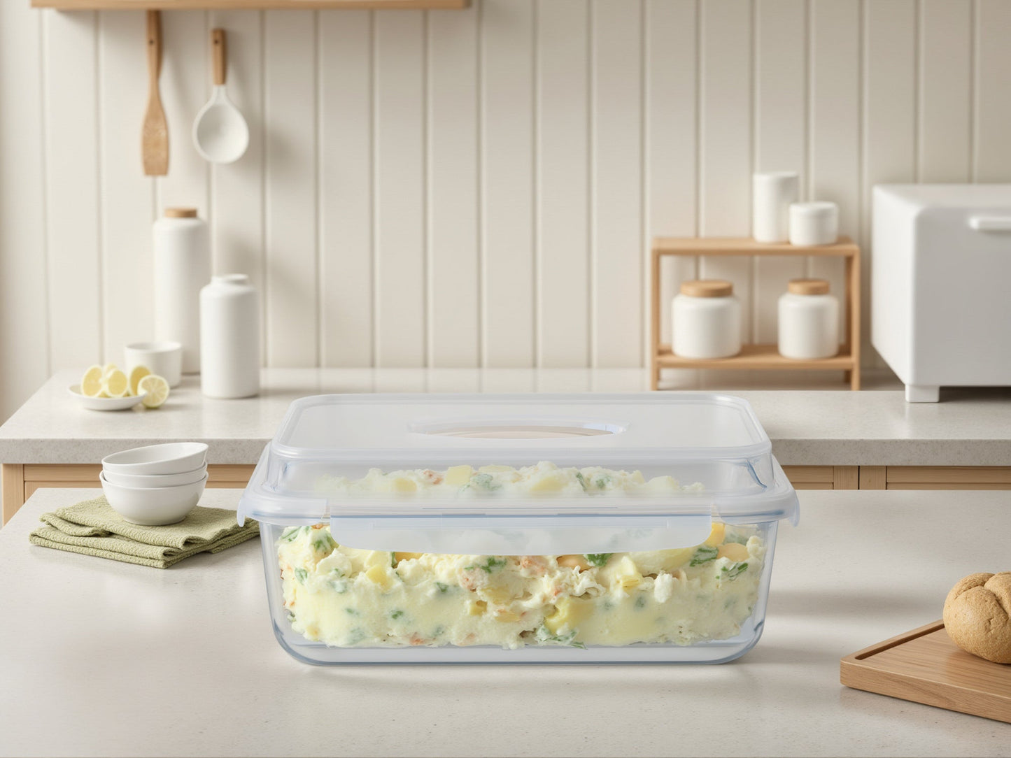 Bake & Carry Glass Set (5 Containers, Vanilla)