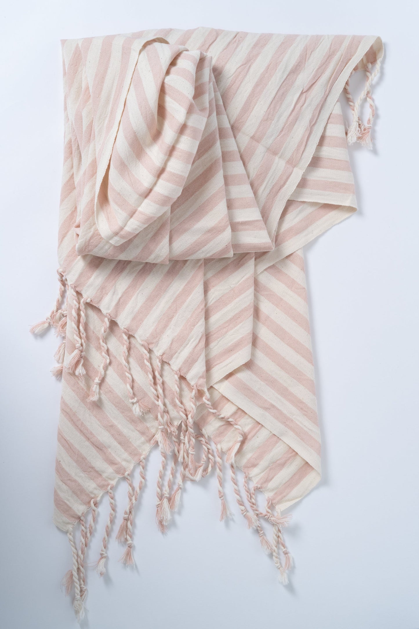 Girit Salmon Cotton Linen Towel